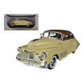 Signature Models Signature Models 32437bg 1948 Chevrolet Fleetline Aerosedan Beige 1-32 Diecast Car Model 32437bg